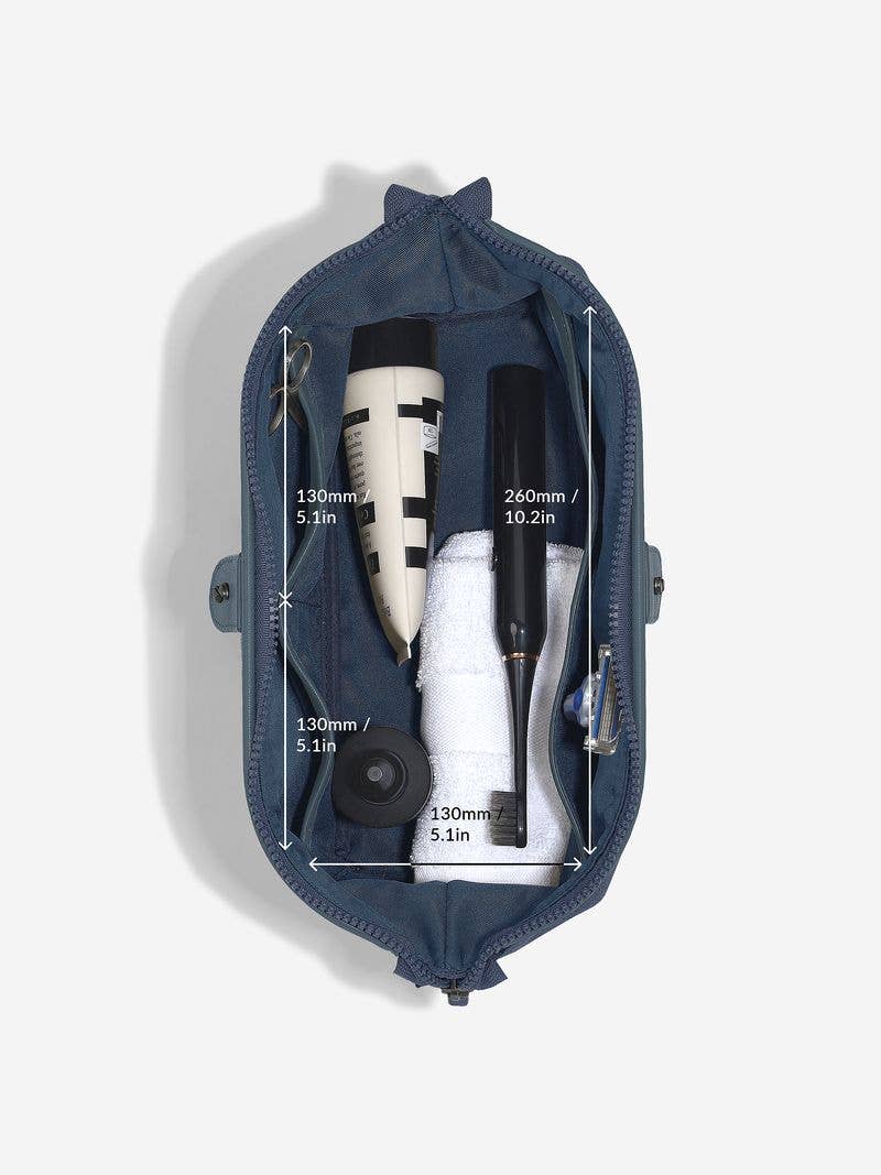 Stackers - Blue Canvas Doctors Style Washbag