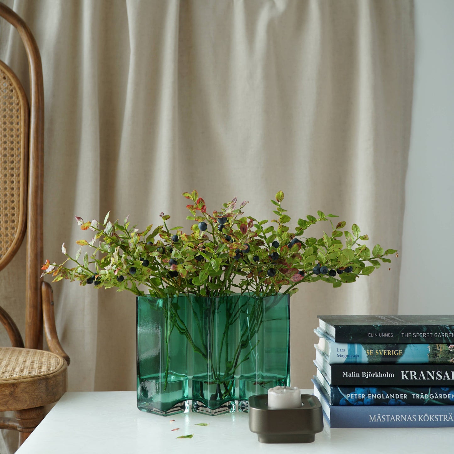 Born in Sweden AB - Row vase three low: Gray