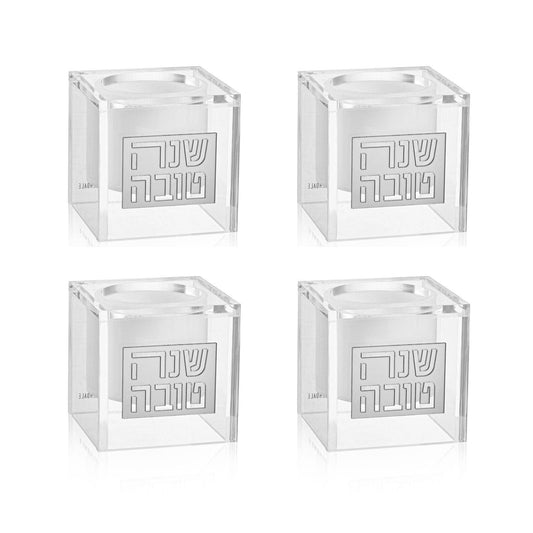 Waterdale Collection - Personal Suspended Honey Dishes: Silver