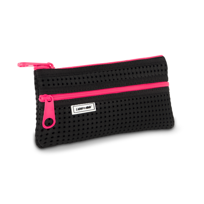 Light + Nine - Flat Pencil Pouch Neon Pink