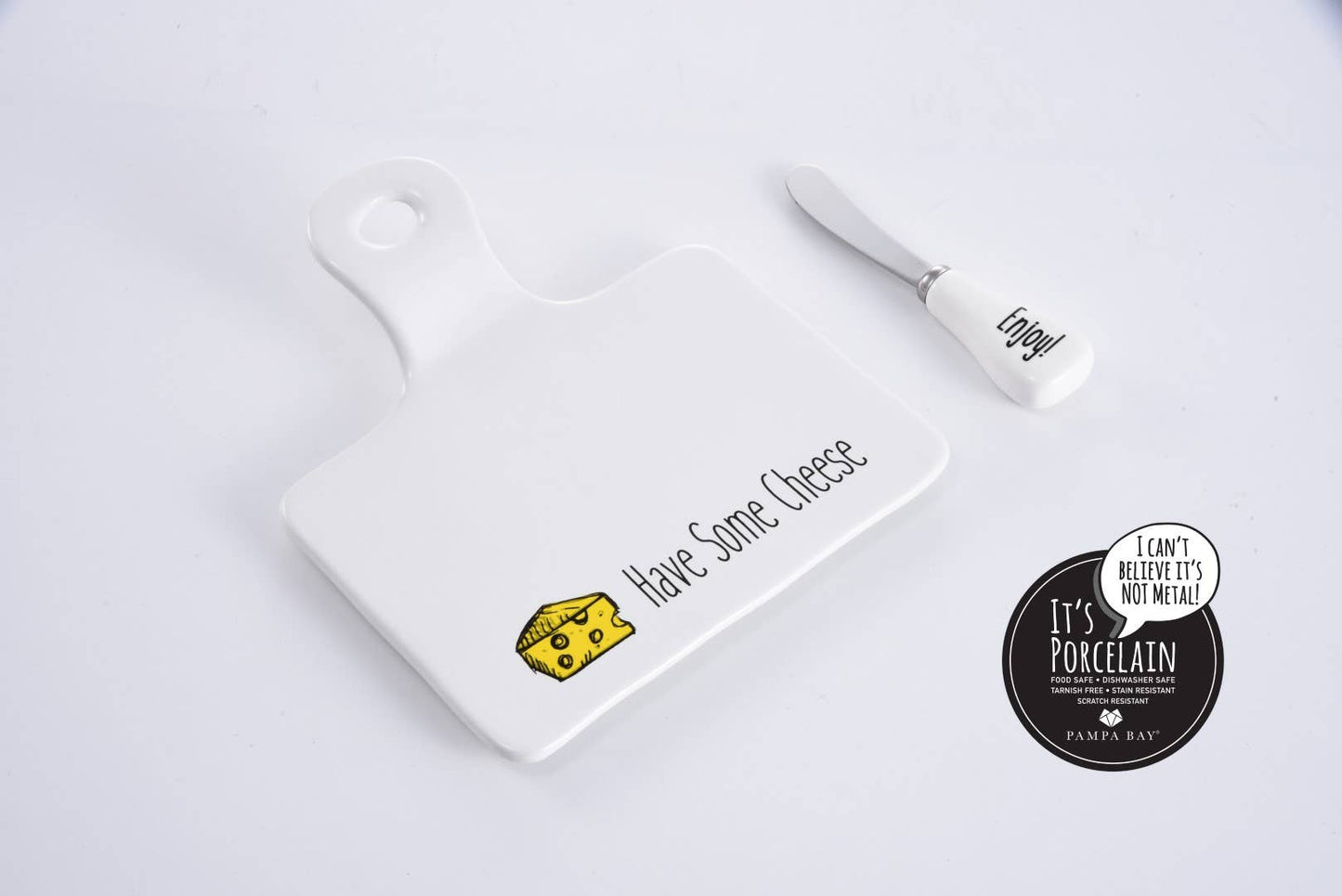 Pampa Bay - Cheese Board with Spreader