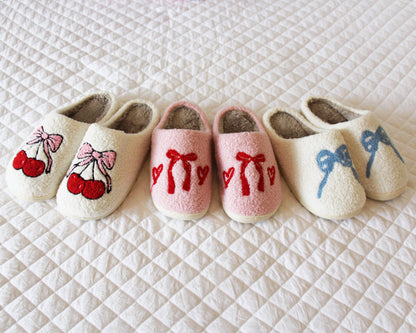 Lemonbella - Christa Cozy Slippers Cupids Bows