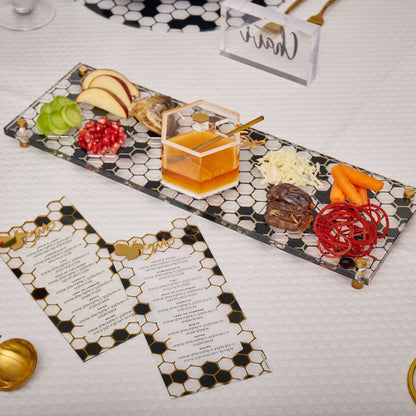 Waterdale Collection - Onyx Simanim Tray