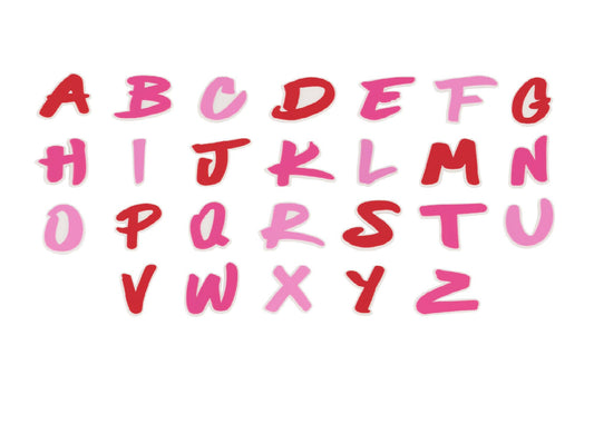 Light + Nine - DIY ALPHABET NIMIX PINK/RED MIX