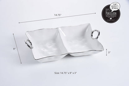 Pampa Bay - Deep 2 Section Rectangular Server