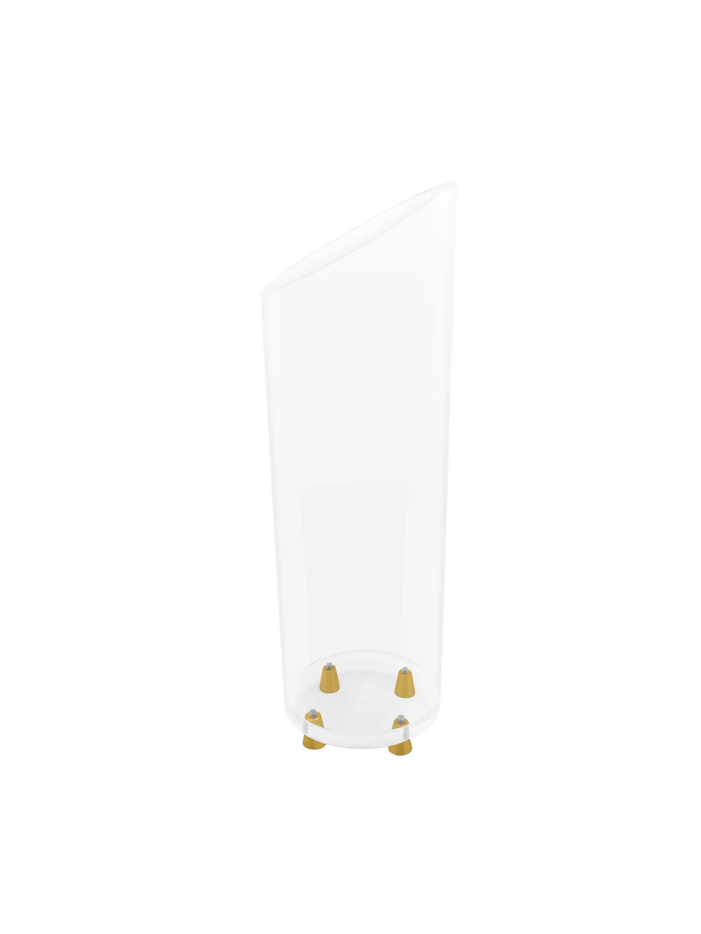 Krifts Products - Acrylic Vase on Gold Legs