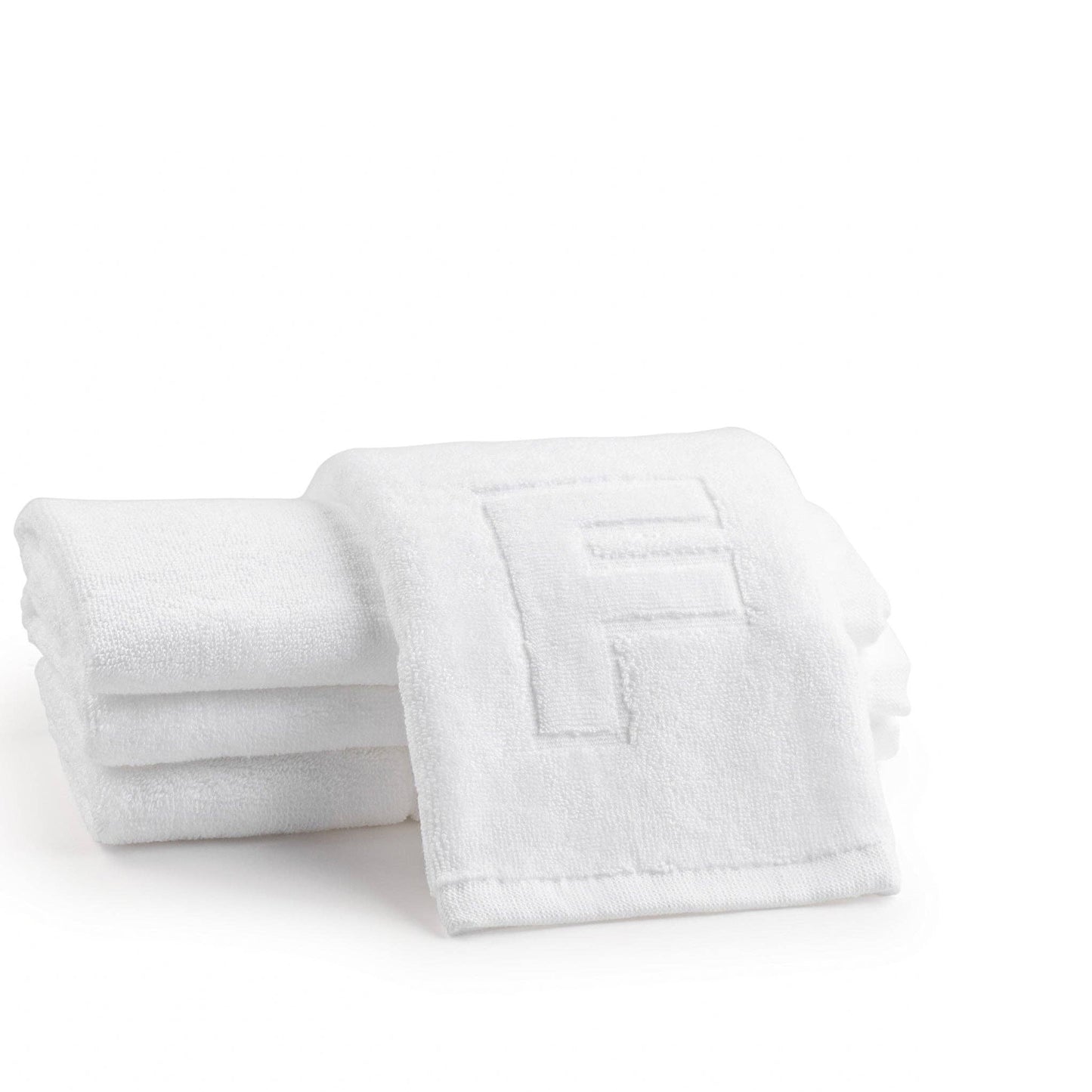 Waterdale Collection - Initial Embossed Finger Towel