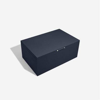 Stackers - Navy & Gold Medium Storage Box