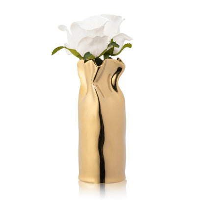 Waterdale Collection - Paper Bag Faux Floral: Gold