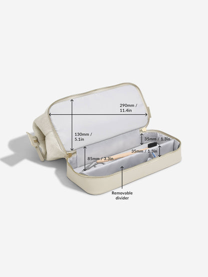 Stackers - Oatmeal & Linen Washbag