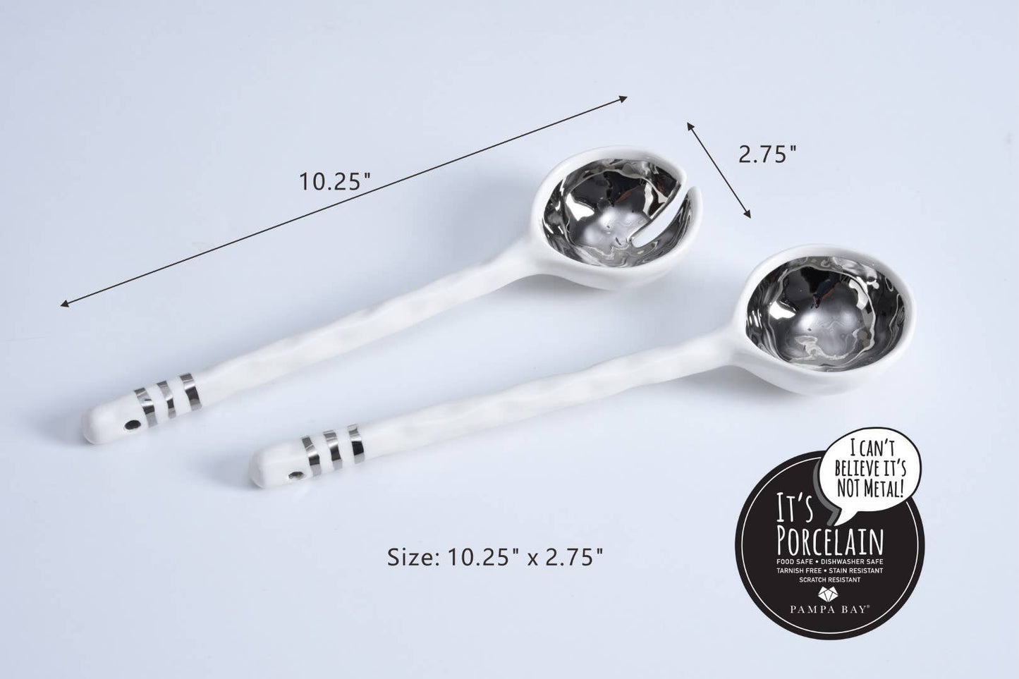 Pampa Bay - Porcelain Salad Server Set