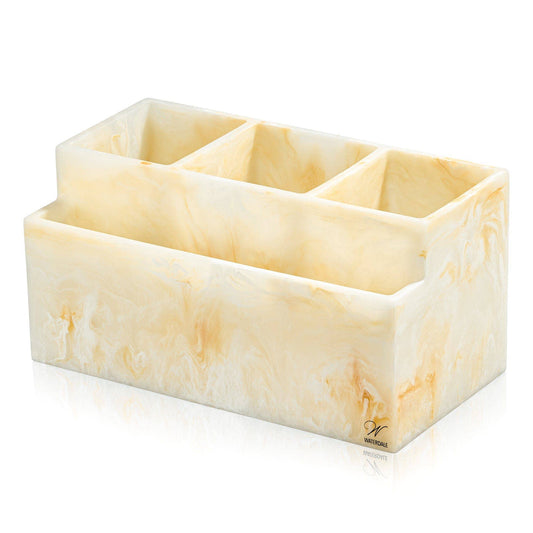 Waterdale Collection - Resin Silverware Caddy: Gold