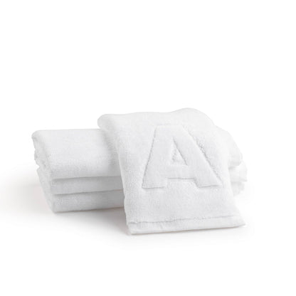 Waterdale Collection - Initial Embossed Finger Towel