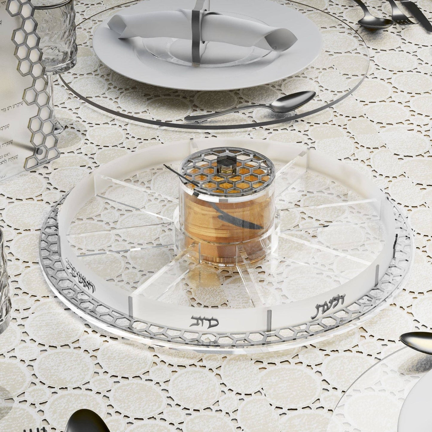Feldart - Honeycomb Simanim Tray