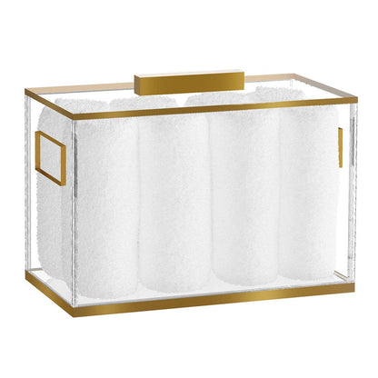 Feldart LLC - Edged Towel Box: Gold