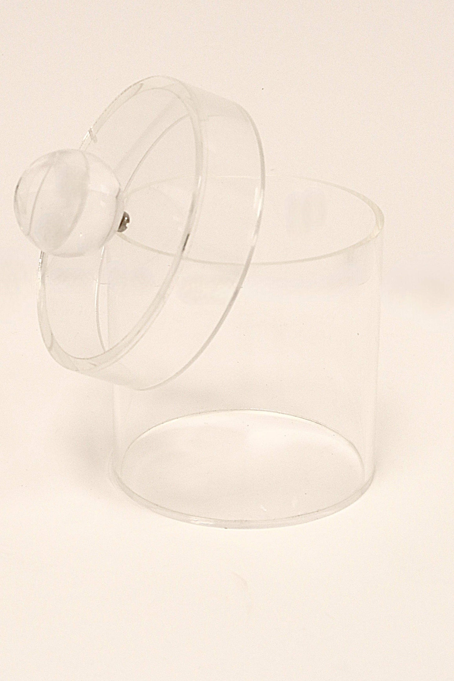 VIVIENCE - Acrylic Canister with Clear Ball Knob