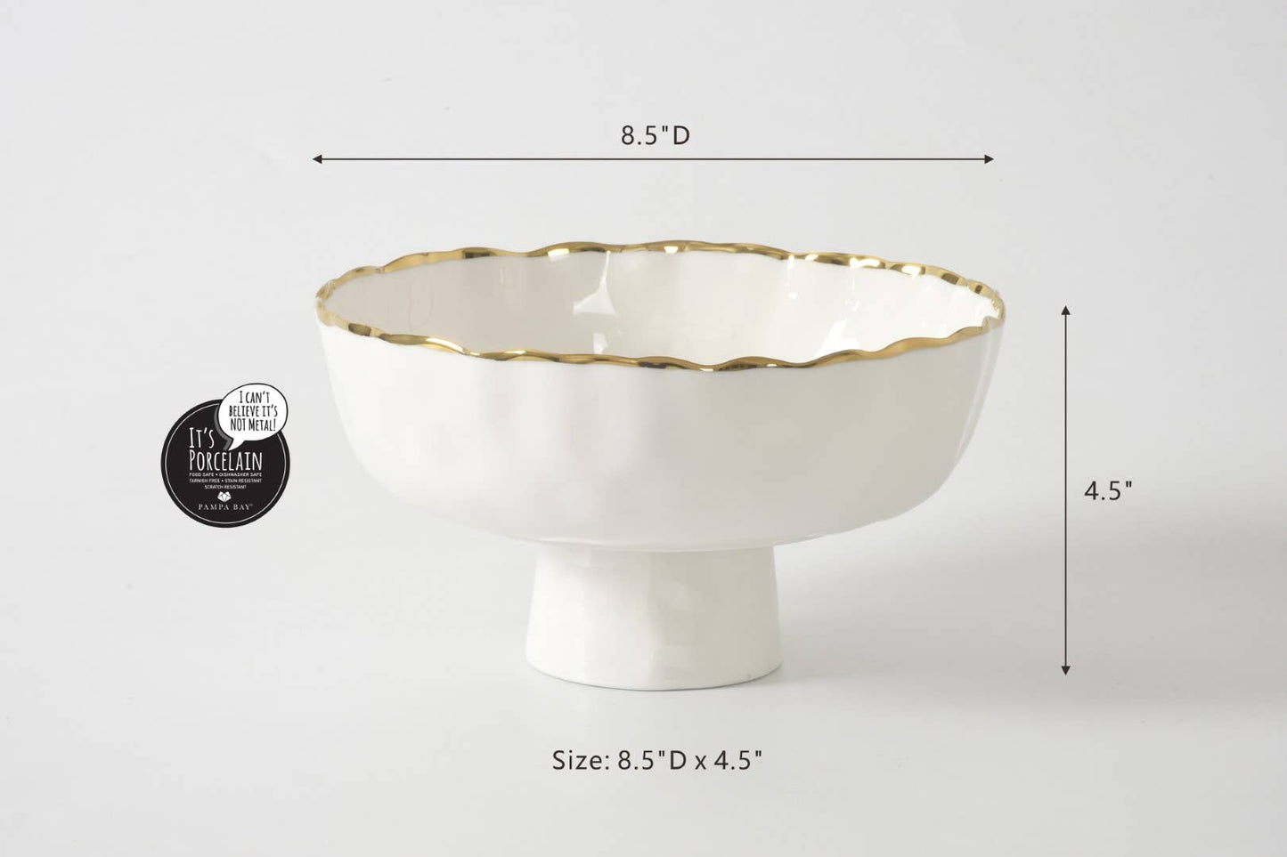 Pampa Bay - Medium Footed Bowl