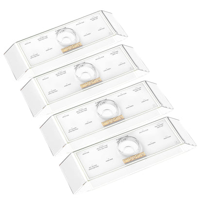 Waterdale Collection - Classic 2.0 Raised Simanim Trays (4)