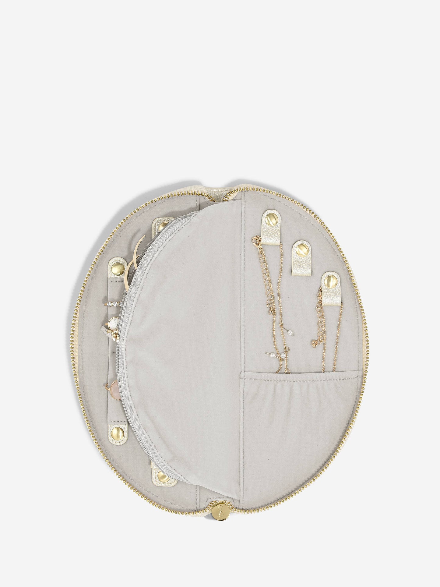 Stackers - Metallic Pearl Crescent Jewellery Roll