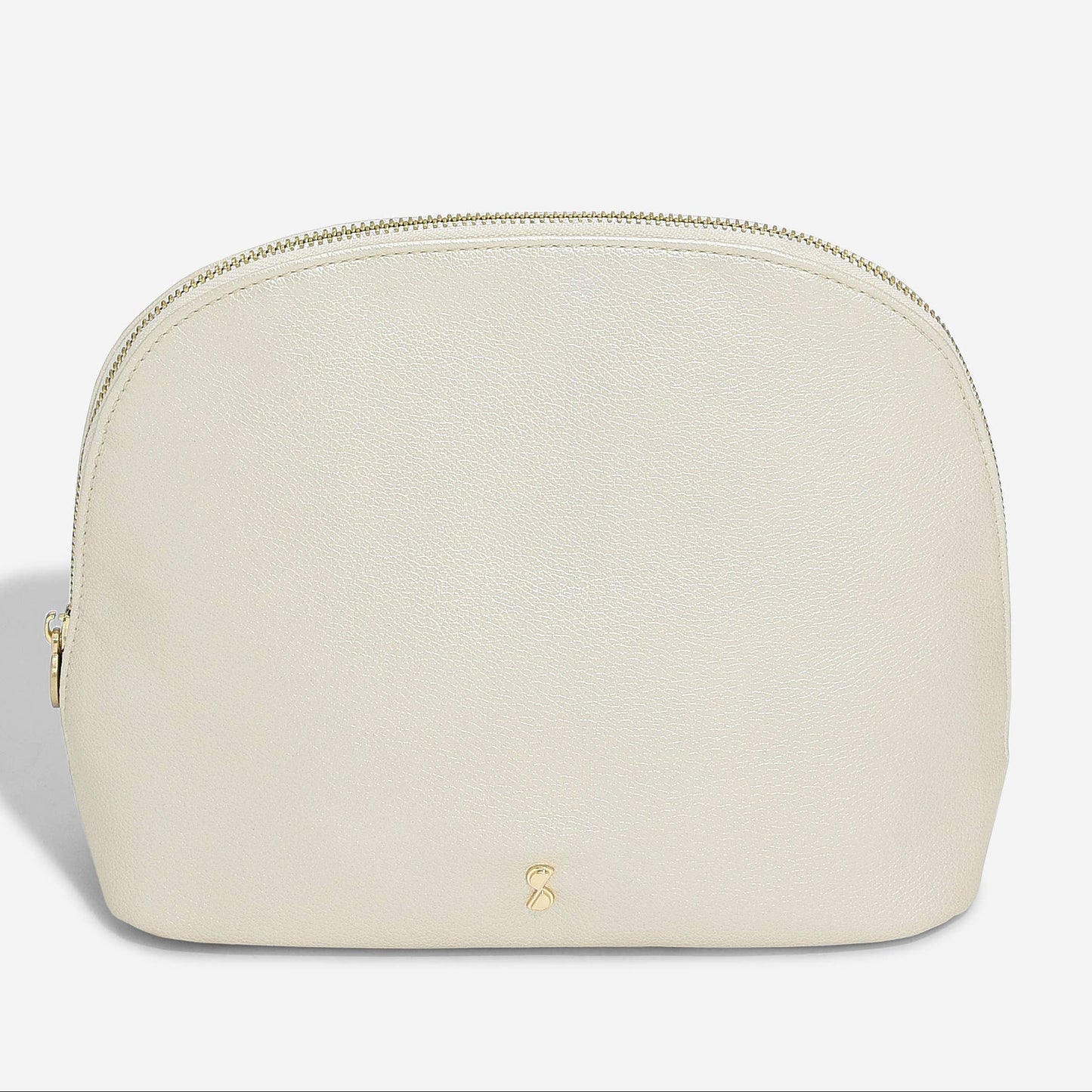 Stackers - Nested Cosmetic Bag Set of 2 - Metallic Pearl