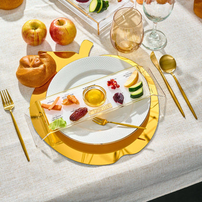 Waterdale Collection - Classic 2.0 Raised Simanim Trays (4)