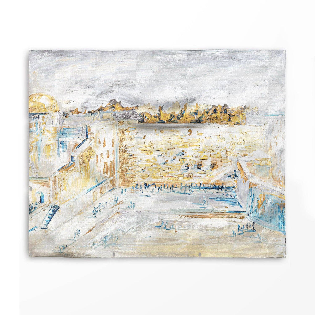 Waterdale Collection - Kosel Plaza Vinyl Sukkah Decoration or Mural