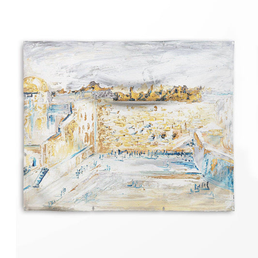 Waterdale Collection - Kosel Plaza Vinyl Sukkah Decoration or Mural