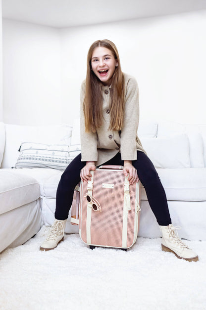 Light + Nine - Kids Travel Suitcase Blossom Pink