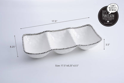 Pampa Bay - 3-Section Serving Piece