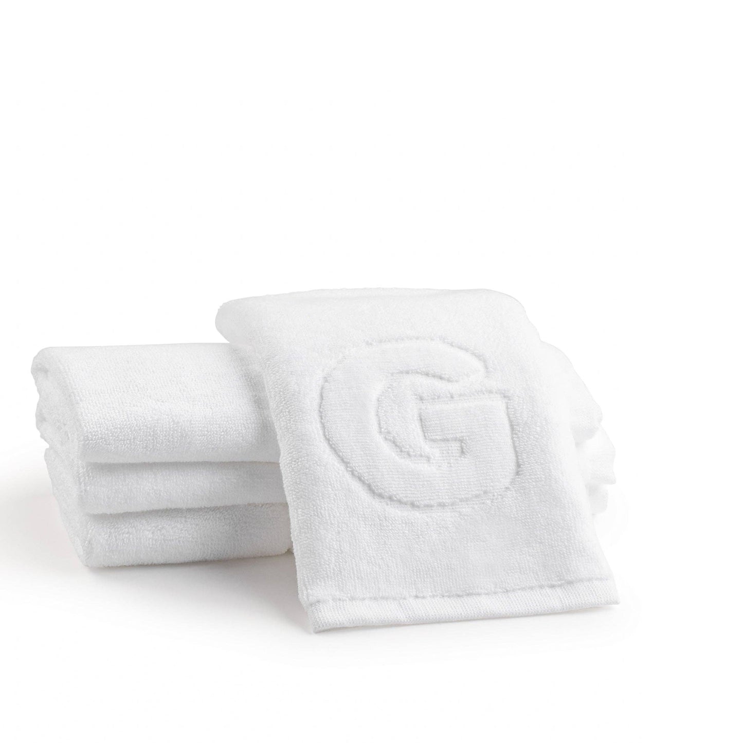 Waterdale Collection - Initial Embossed Finger Towel