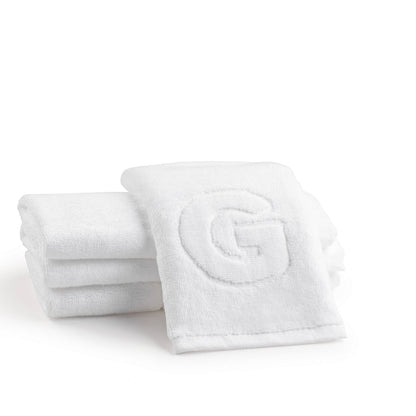 Waterdale Collection - Initial Embossed Finger Towel