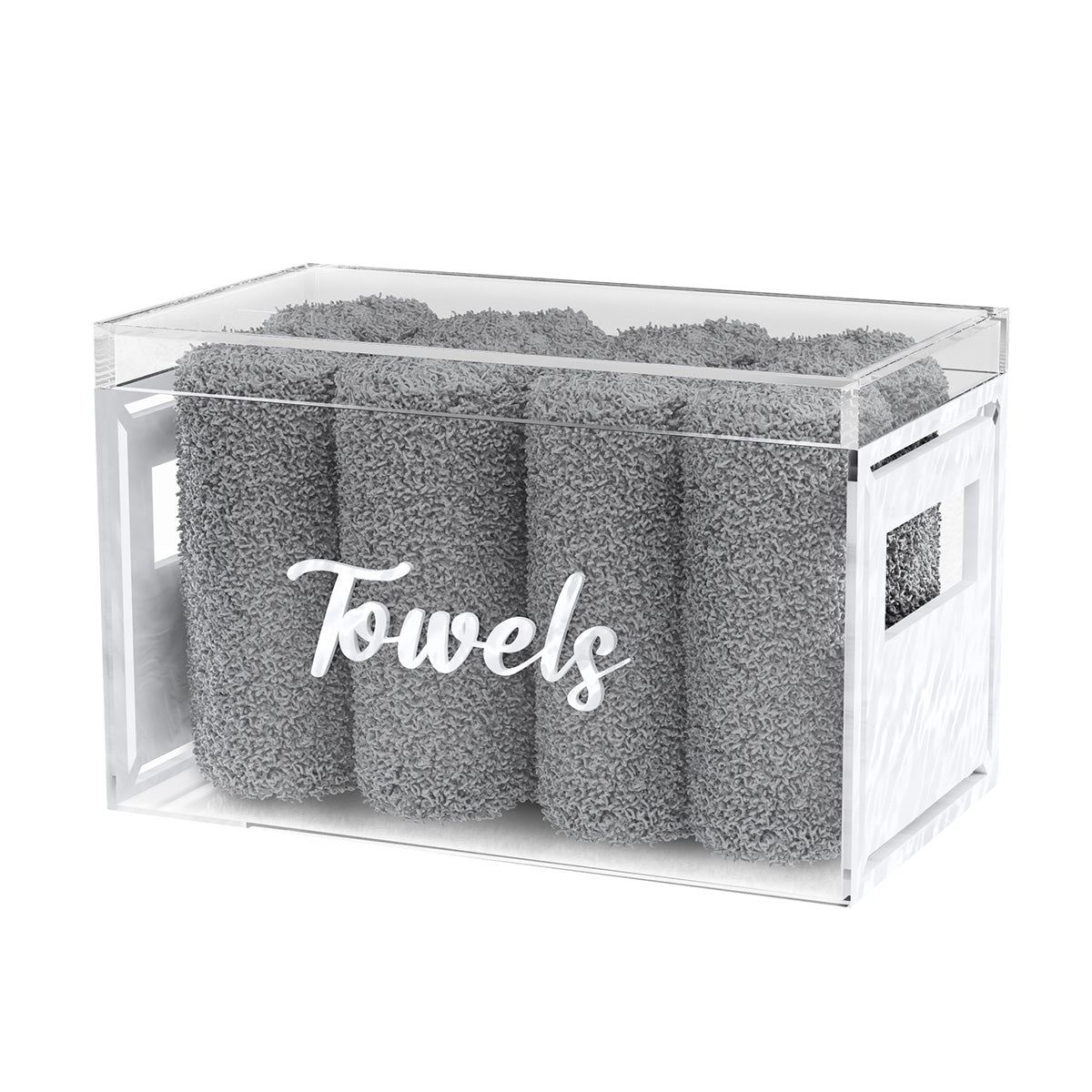 Towel Box with Towels