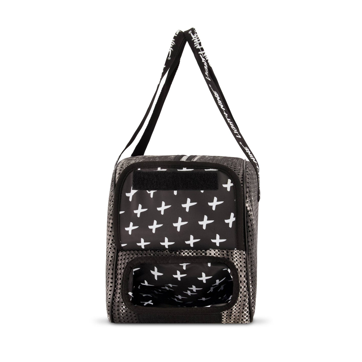 Light + Nine - Duffy Bag with Shoe Compartment Black Tie Dye