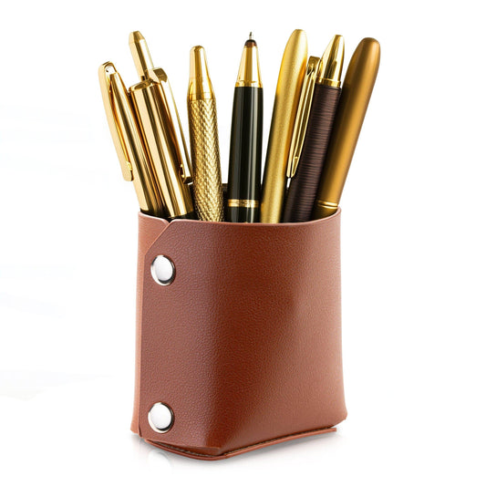 Waterdale Collection - Leather Pen Cup / Holder