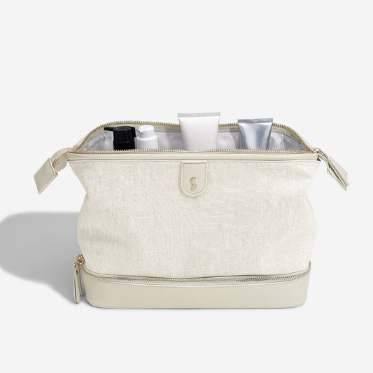 Stackers - Oatmeal & Linen Washbag