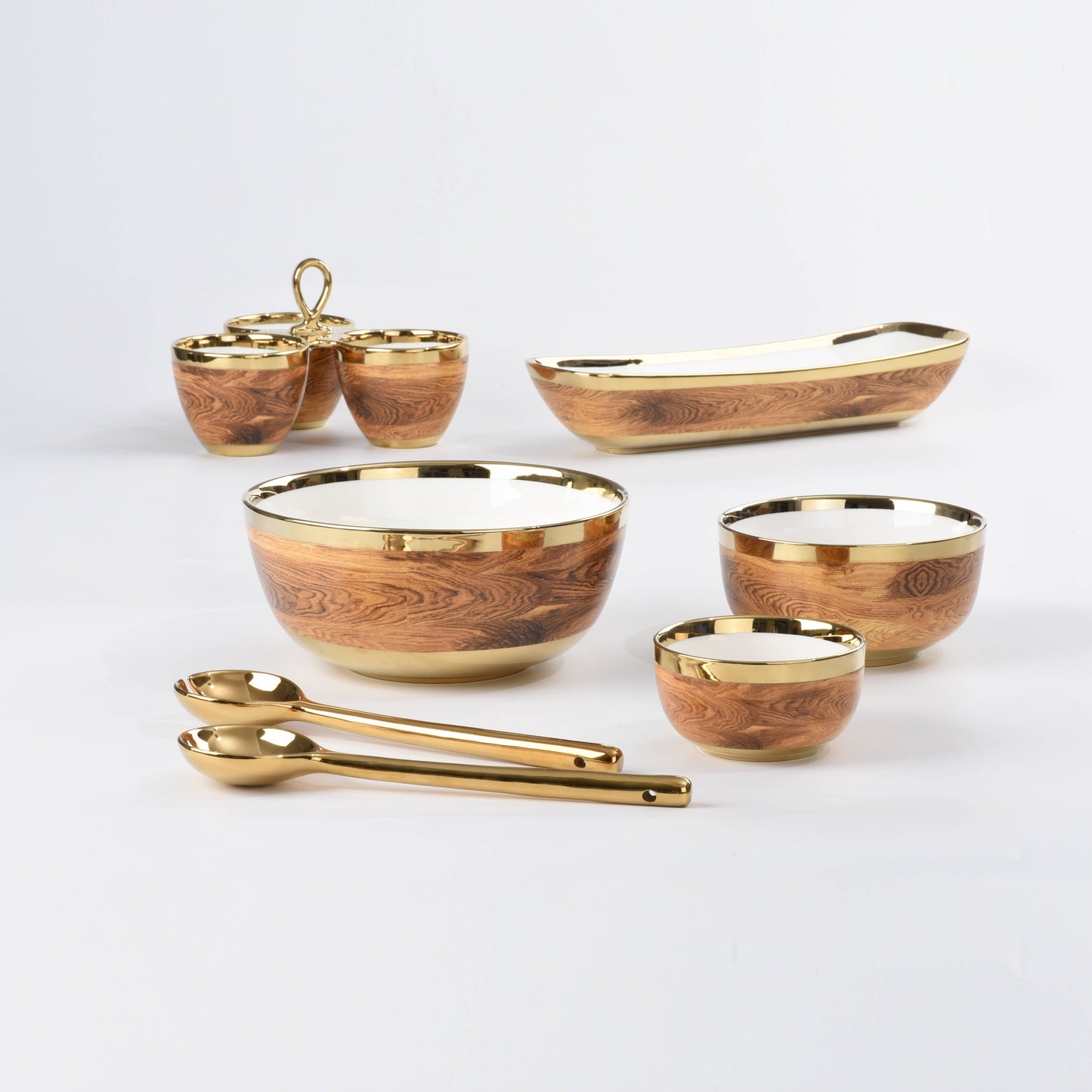 Pampa Bay - Deep Rectangular Server - Rustic Wood Design