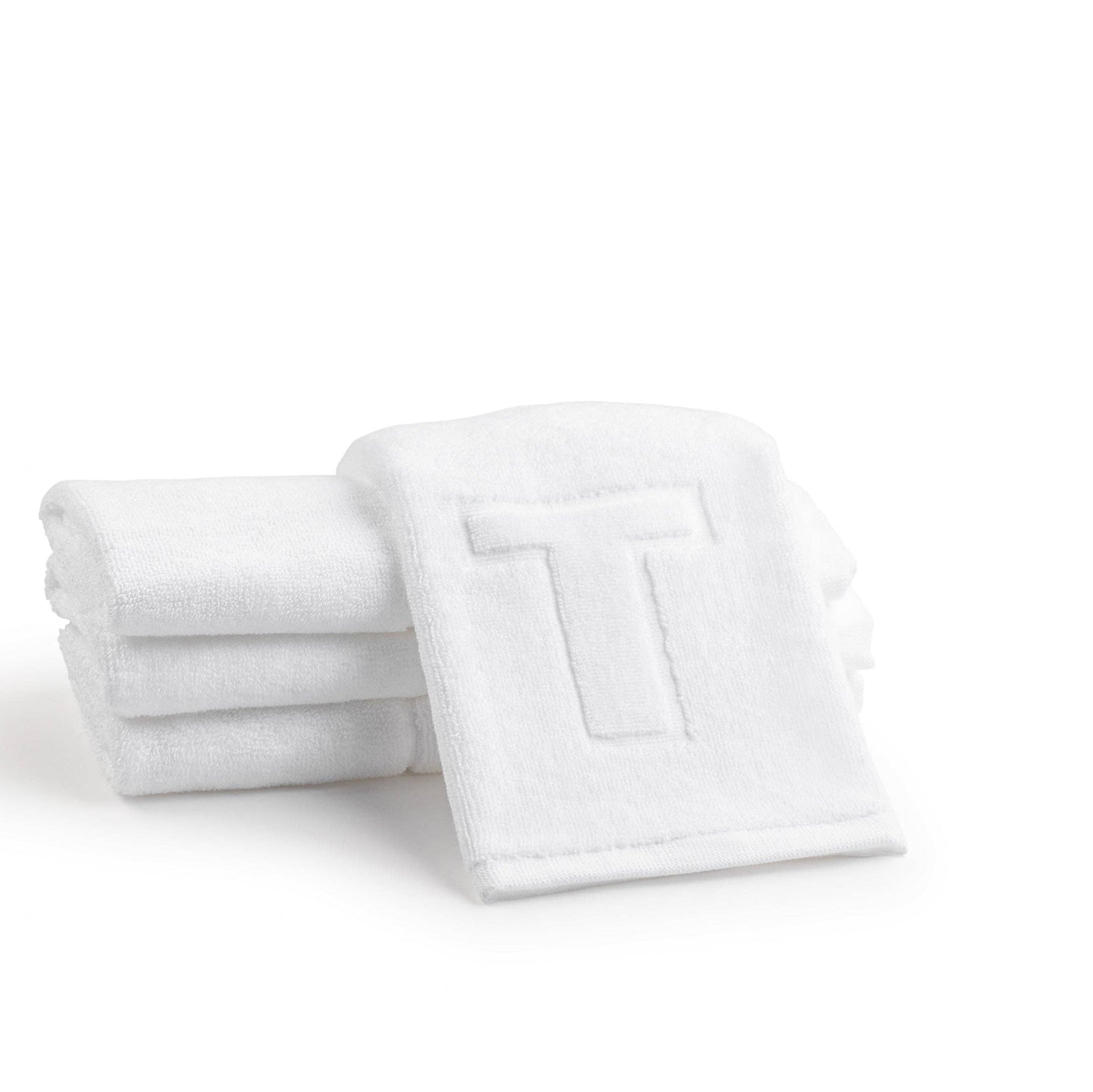 Waterdale Collection - Initial Embossed Finger Towel