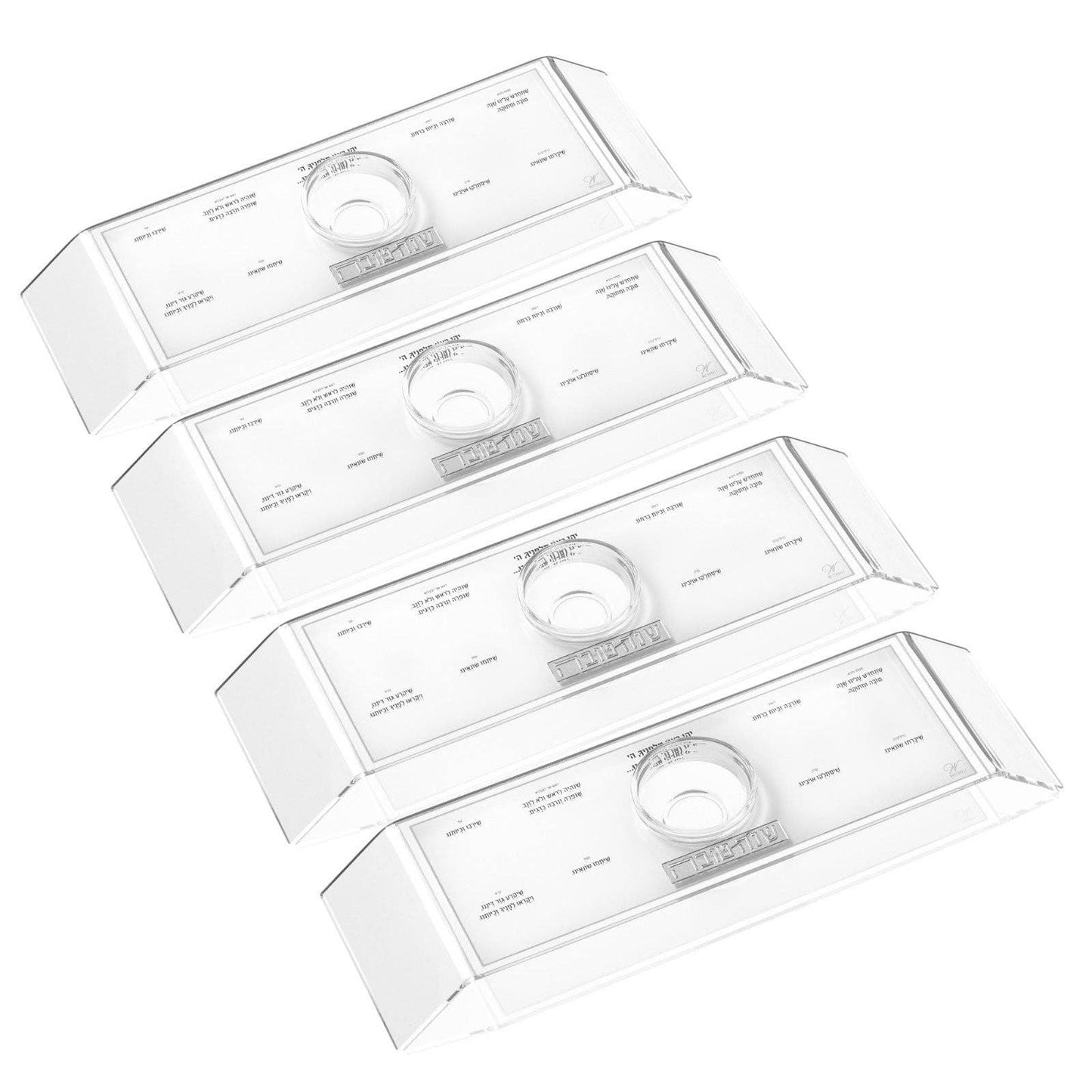 Waterdale Collection - Classic 2.0 Raised Simanim Trays (4)