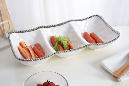 Pampa Bay - 3-Section Serving Piece