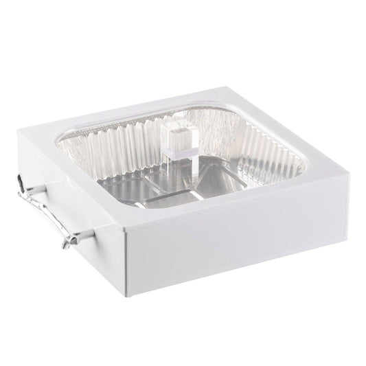 Waterdale Collection - 8x8 Pan Holder: White & Silver