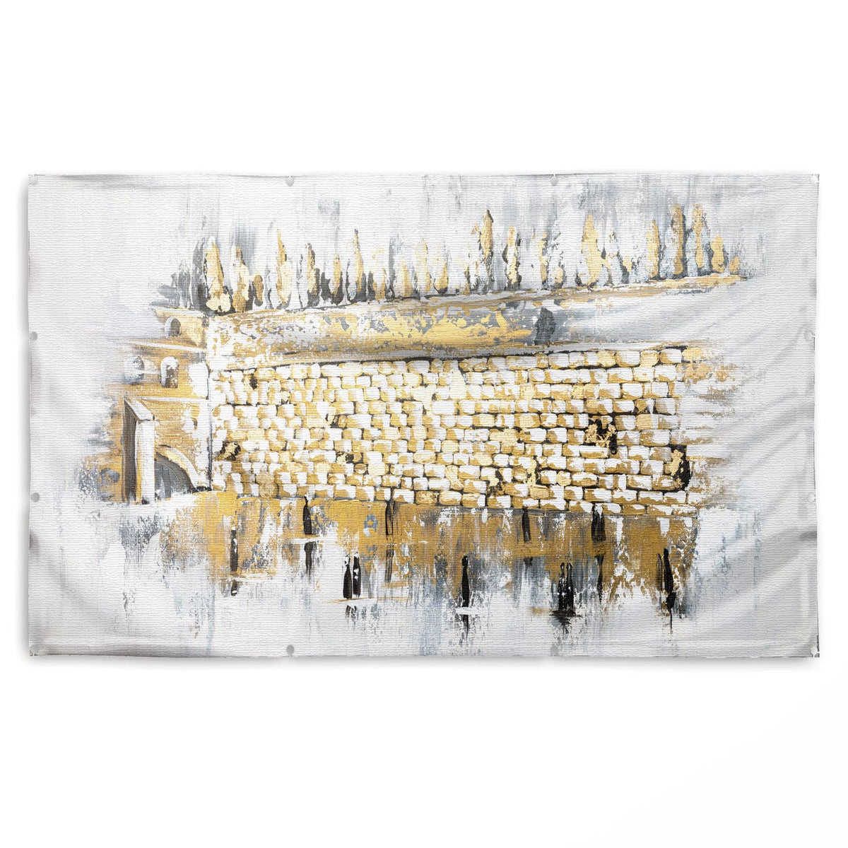 Waterdale Collection - Kosel at Winter Vinyl Sukkah Decoration: 8' x 7'