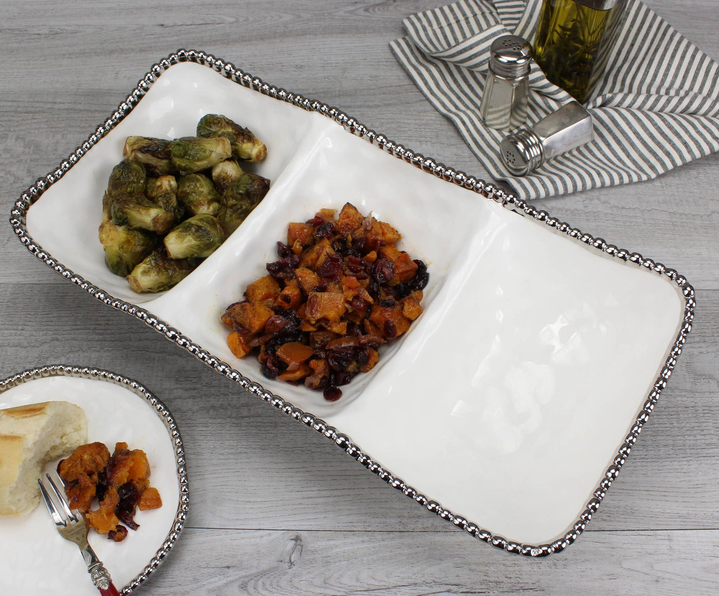 Pampa Bay - 3-Section Serving Piece