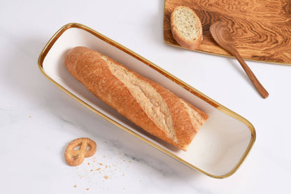 Pampa Bay - Deep Rectangular Server - Rustic Wood Design