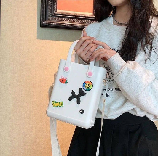 CrocBagg - MiniBaggs: White / One Size