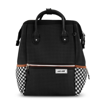 Light + Nine - Tweeny short backpac checkered black