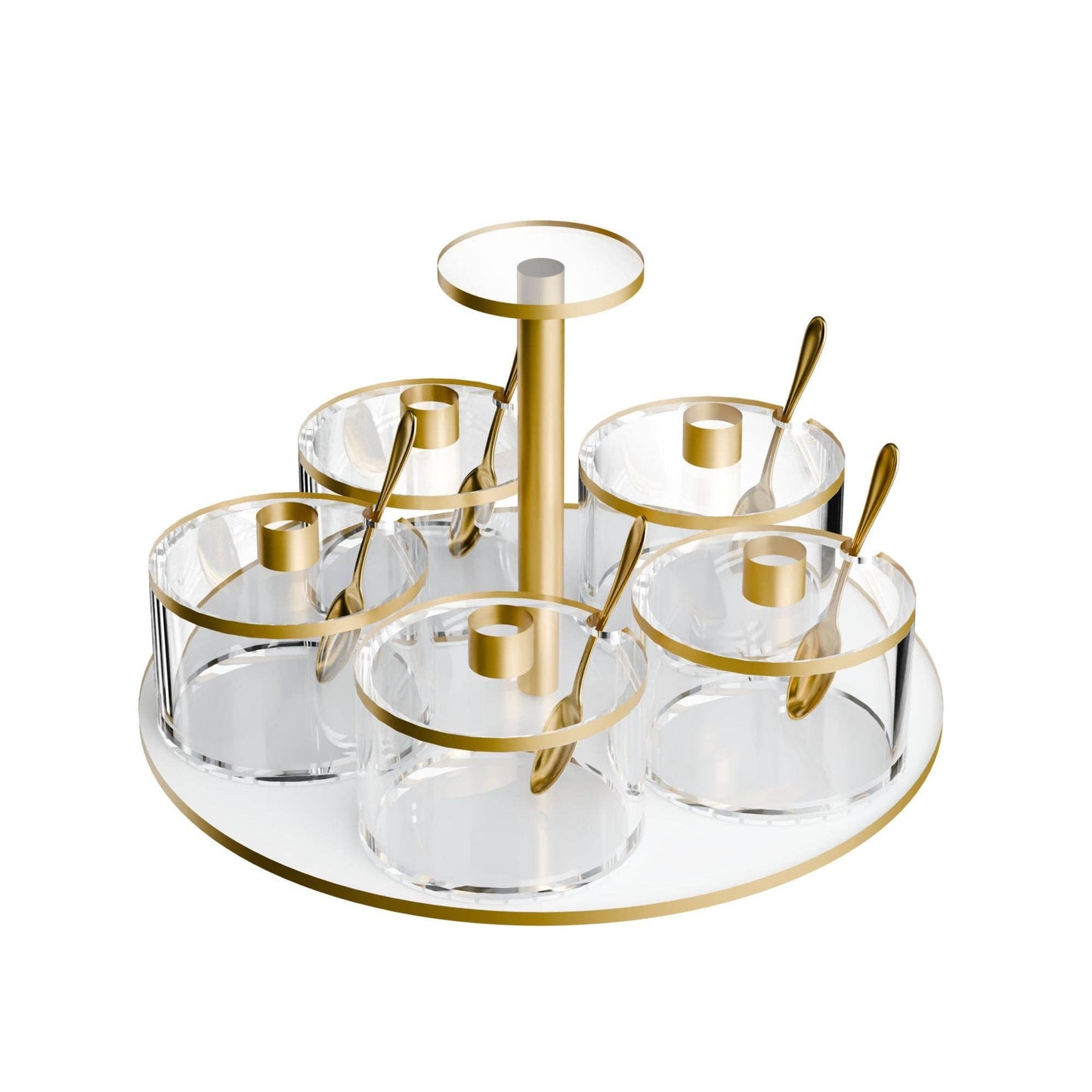 Feldart LLC - Classic Swivel Dip Dish