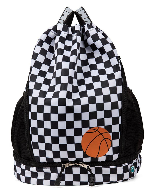 Infinity Classics International Inc. - Basketball Checkered Bag: Black / One Size