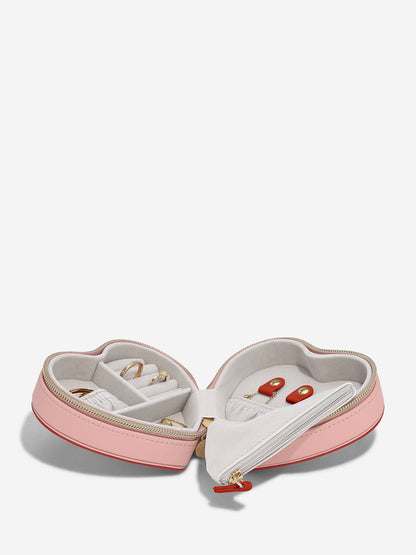 Stackers - Pink Heart Travel Jewellery Box