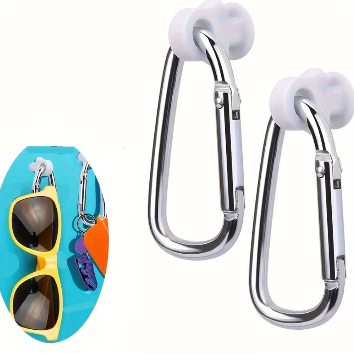 CrocBagg - Buckle Set Bag Accessories - 4 colours: White