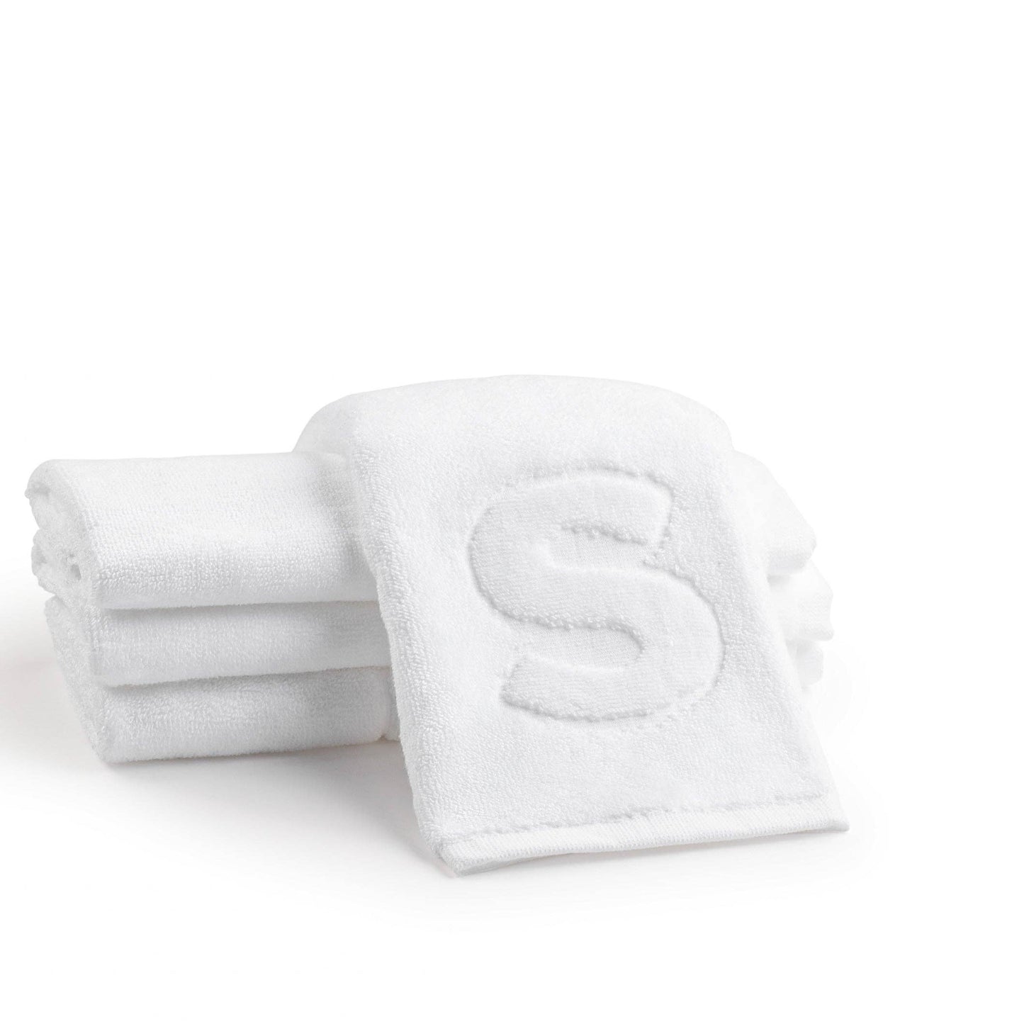 Waterdale Collection - Initial Embossed Finger Towel